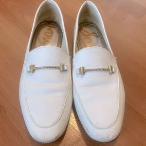 Sam Edelman white loafer